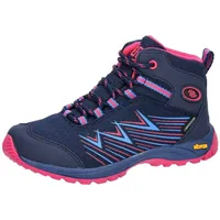 Brütting Unisex Kinder Chesna High Cross-Laufschuh, marine/blau/pink, 31 EU