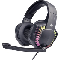 Gembird GHS-06 - Headset kabelgebunden Gaming USB Typ-A Schwarz