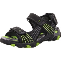 Superfit Jungen Henry Knöchelriemen Riemchensandalen, SCHWARZ, 37 EU