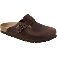 Birkenstock Boston Nubukleder geölt schmal habana 38