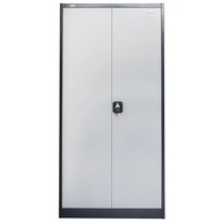 Jet-Line Aktenschrank Omsk dunkelgrau-weiss