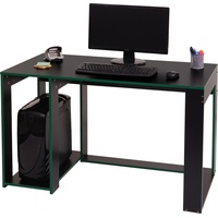 MCW Schreibtisch MCW-J26, Computertisch Bürotisch, 120x60x76cm ~ schwarz-grün