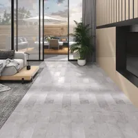 VidaXL PVC-Fliesen 5,02 m2 2 mm Selbstklebend Bodengrau