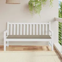VidaXL Gartenbank-Auflage Taupe 150x50x4 cm Oxford-Gewebe