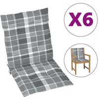 VidaXL Gartenstuhlauflagen 6 Stk. 100x50x3 cm