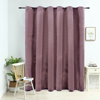 VidaXL Verdunkelungsvorhang mit Metallösen Samt Antik-Rosa 290x245 cm