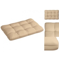 VidaXL Palettensofa-Kissen Beige 120x80x10 cm