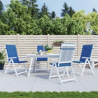 VidaXL Gartenstuhlauflagen 4 Stk. Königsblau 120x50x3cm