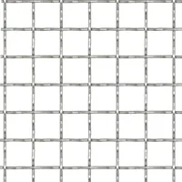 VidaXL Wellengitter Edelstahl 50×50 cm 21×21×2,5 mm
