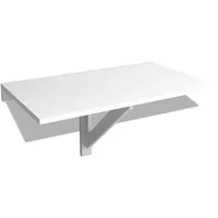 VidaXL Wandklapptisch Weiß 100x60 cm