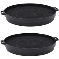 VidaXL Kohlefilter für Dunstabzugshaube 2 Stk. 210 mm