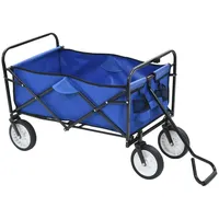 VidaXL Klappbarer Handwagen blau
