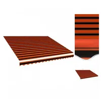 VidaXL Markisenbespannung 400 x 300 cm orange, braun