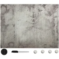 VidaXL Magnettafel Wandmontage Glas 80x60 cm