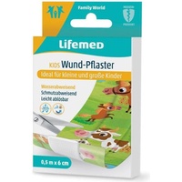 Lifemed Wund-Pflaster 0,5 m x 6 cm Farmtiere