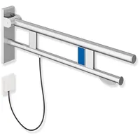 Hewi System 900 Haltegriff Stützklappgriff 750 mm Edelstahl matt