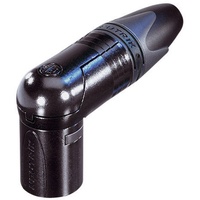 Neutrik NC4MRX-B XLR-Steckverbinder Stecker, gewinkelt Polzahl 4 Schwarz