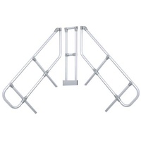 ZARGES Geländer Überstieg 60° 6 Stufen als zweites zusätzliches