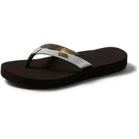 REEF Star Cushion Sassy Zehentrenner, Braun (Brown/White BNW), 38.5