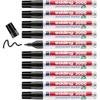 Edding 3000 Permanentmarker schwarz 1,5 - 3,0 mm,