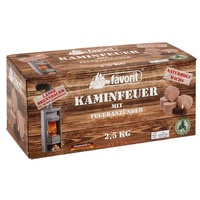 Favorit JUMBO Anzünder 2,5 kg in wiederverschließbarer Faltschachtel aus