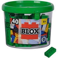 Simba 104114537 Blox, 40 grüne 8er Steine, in Dose,