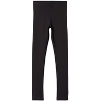 NAME IT Mädchen Basic-Leggins Bio-Baumwolle Schwarz