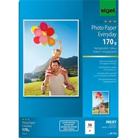 Sigel Fotopapier IP714 DIN A4 hochglänzend 170 g/qm 50