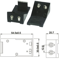 Goobay Batteriehalter , 1x9 Volt Block mit Lötanschluss