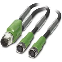 Phoenix Contact 1671344 Sensor-/Aktor-Steckverbinder, konfektioniert M12 Adapter, Y-Form 0.60