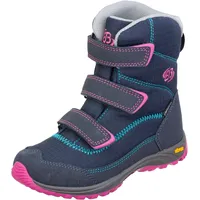 Brütting Arendal V Mädchen Schneestiefel, marine pink türkis