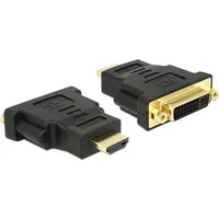 DeLock Adapter HDMI-A Stecker DVI 24+5 pin Schwarz