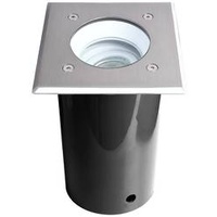 Deko-Light Pavo eckig Set Bodeneinbauleuchte GU10 LED 9W, Schwarz
