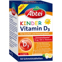 Abtei Kinder Vitamin D3 Schmelztabletten