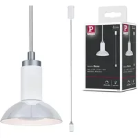 Paulmann Runa 1-flg. 5 cm rund Weiß/Grau