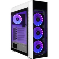 Chieftec Scorpion 3 ATX-Gehäuse, Weiß, GL-03W-OP, Schwarz