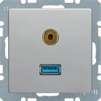 Berker USB/3,5mm Audio Steckdose 3315396084
