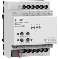 Gira 202500 Dimmaktor 4f REG KNX Secure