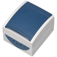 Busch-Jaeger Ocean SCHUKO Steckdose, grau/blaugrün 20 EW-53