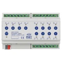 MDT Schaltaktor 12-fach, 8TE REG, 16A AKS-1216.03