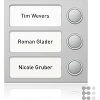 Ritto Portier Tastenmodul 3 Tasten,95x95x33mm 1875320