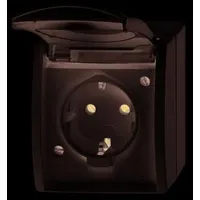Busch-Jaeger Schuko-Steckdose mit Klappdeckel 20 EW-54