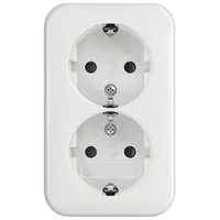 Busch-Jaeger SCHUKO-Doppelsteckdose 202 EAPB/11W
