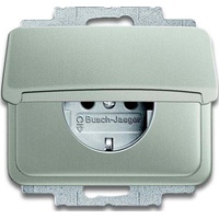 Busch-Jaeger Steckdoseneinsatz 20 EUK-266 Silber 1 St.
