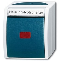 Busch-Jaeger Heiz.Notschalter AP, m.Namensschild 2601/2 SKWNH-53