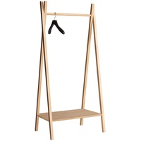 MID.YOU Noble Kleiderständer 74x180x50 cm braun