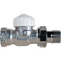 HEIMEIER Thermostat-Ventilunterteil V-exact II Durchgang DN 15 Vernickelt