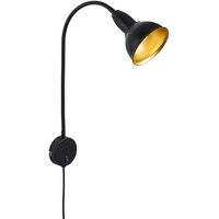 Briloner Bettleuchte Hygge Schwarz-Gold