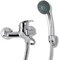 VidaXL Bad Dusche Mischbatterie Set chrom