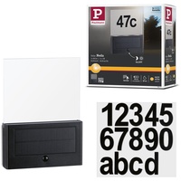Paulmann Solar LED Hausnummernleuchte Neda Bewegungsmelder IP44 3000K